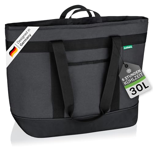 Cottara® Kühltasche Gross mit wasserdichter Isolierung 30l – Kühltasche faltbar groß zum...