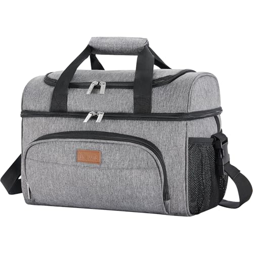 Lifewit 23L große Kühltasche für 27/32/48 Dosen, isolierte Lunch-Tasche, leichte, tragbare...